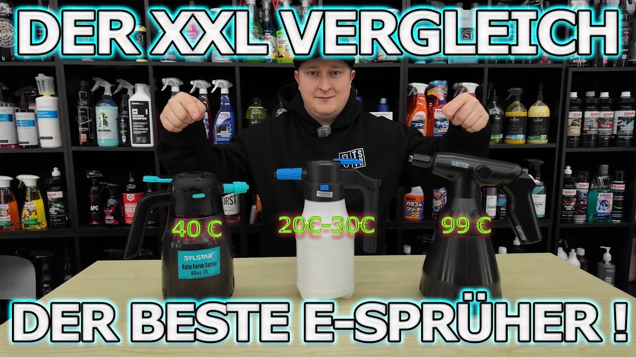 Der große Elektro-Schaumsprüher Vergleich - Welcher Sprüher ist sein Geld wirklich wert?