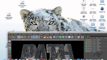 C4D Tutorial #4: How to make a 2D image 3D.