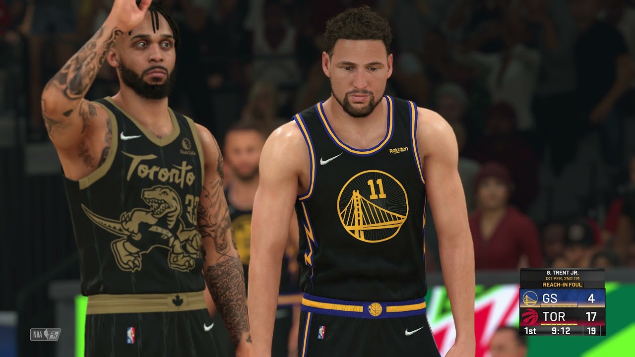 NBA 2K22 (New City Uniforms) Golden State Warriors vs Toronto Raptors
