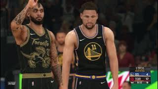 NBA 2K22 - (New City Uniforms) Golden State Warriors vs Toronto Raptors