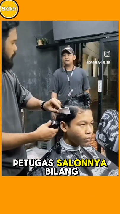 300 Ribu Harga potong rambut⁉️ Siapa yang gak kaget coba‼️ #ngakak