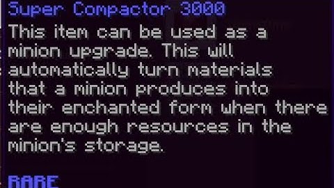 Acquiring the super compactor 3000 on IRONMAN!