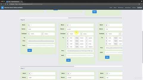 Blockchain A-Z™: Learn How To Build Your First Blockchain - Blockchain Demo