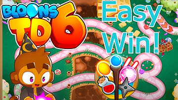 How to beat Candy Falls on Magic Monkeys Only! (No MK) Bloons TD 6