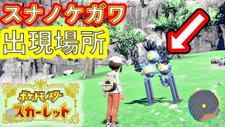 【ポケモンSV 】レアポケモン「スナノケガワ」が出現する方法