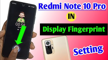 redmi Note 10 Pro in display fingerprint/redmi Note 10 Pro me display fingerprint lock Kaise lagaye