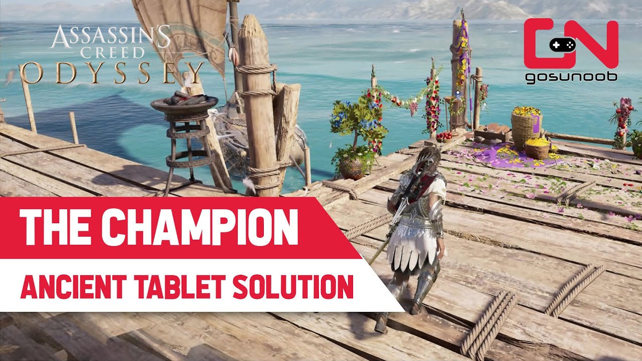 The CHAMPION of Assassin's Creed Odyssey Tablet Riddle -