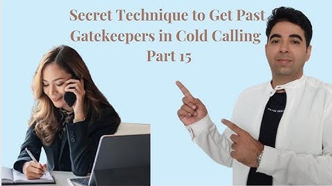 Secret Technique to Get Past Gatekeepers in Cold Calling - Part 15 | Best Sales Tips | Amit Sharma