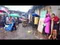 Heavy rains destroys africa traders market ghana accra makola