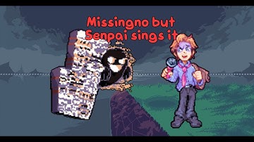 Missingno V2 but Senpai sings it [FNF COVER]