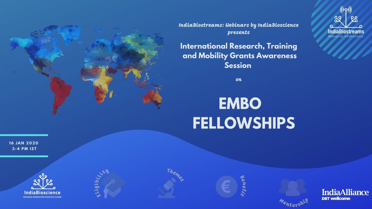 IndiaBiostreams: EMBO Fellowships