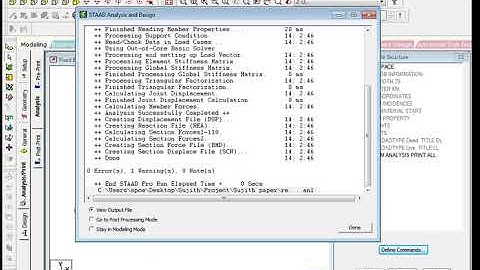 Fixed Beam Analysis and Design Using Staad Pro