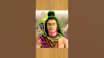 how to draw Shivji 😍😀 #shorts #drawing #art #shivji #mahadev