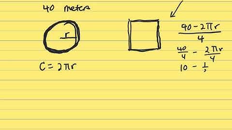 40 m wire make circle and square