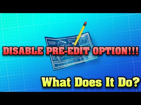 Video: Apa yang dimaksud dengan menonaktifkan opsi pra-edit?