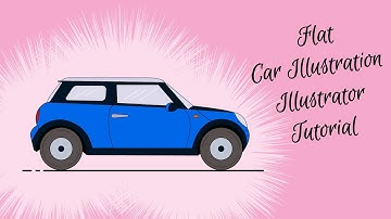 Flat Car Illustration Tutorial | Illustrator Tutorial