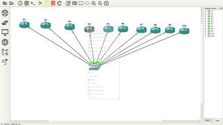CCIE R&S INE topology configuration using GNS3  and IOU VMWare GNS3 screenshot 4