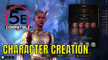 Beginner Character Creation Dungeons & Dragons 5E #4k