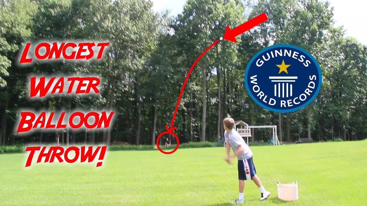 BREAKING ALL WATER BALLOON WORLD RECORDS?!?! YouTube