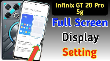 Infinix gt 20 pro 5g full screen mode settings | How to use full screen display in Infinix gt 20 pro