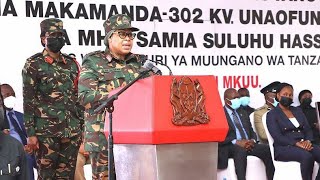 RAIS SAMIA ATOA AHADI HII KWA MAKAMANDA WA JESHI MBELE YA CDF MABEYO..