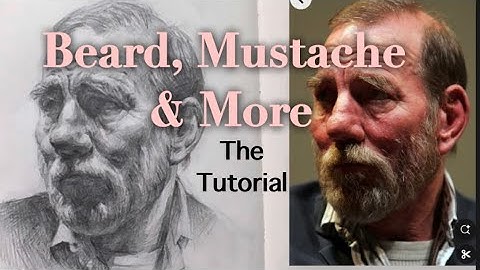 An Effective Way To Draw Beard & Mustache & Others - Dense, Accurate, Small Stepped Tutorial