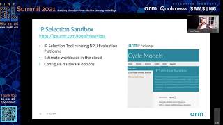 tinyML Summit 2021 Partner Session: The intersection of hardware and software and the shift left...