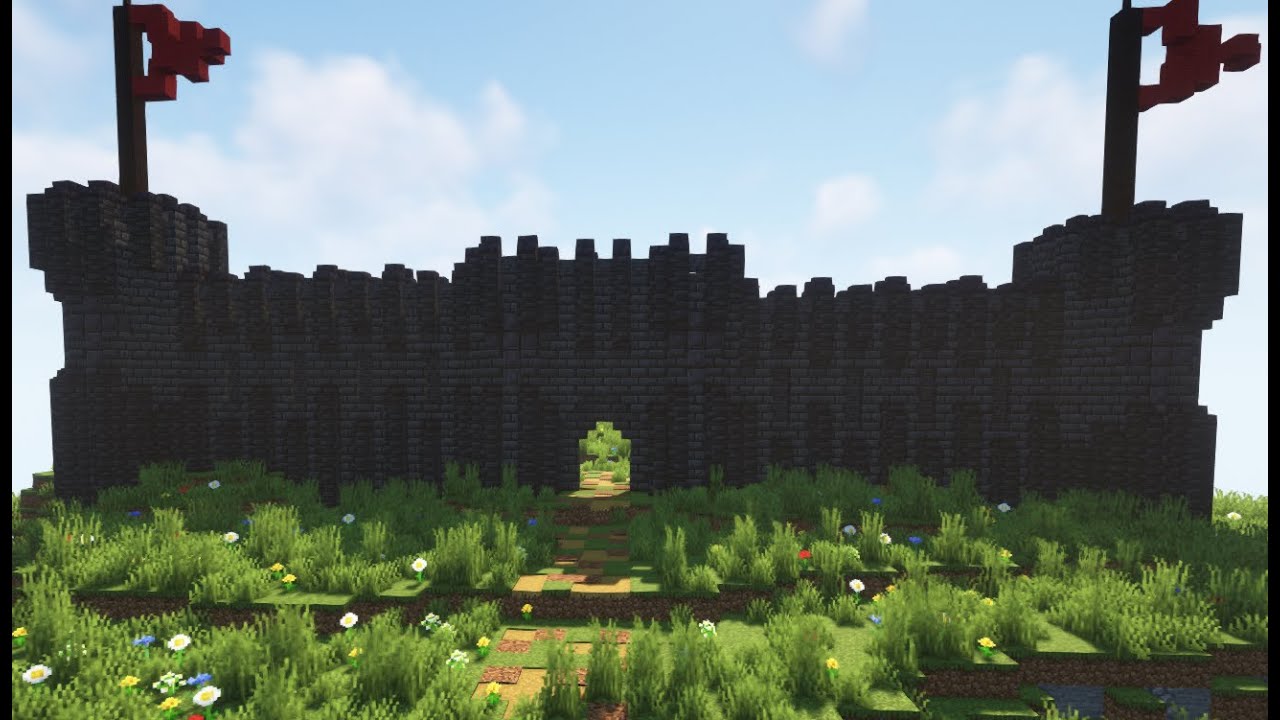 Minecraft Checkpoint Building I Built a Medieval Check Point in Minecraft - YouTube