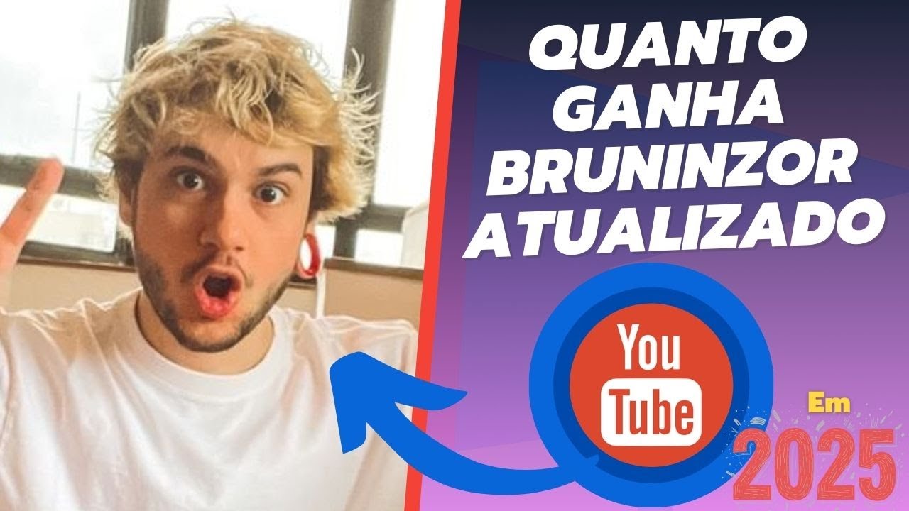 Quanto ganha Brino com seu canal BruninZor em 2025 - YouTube