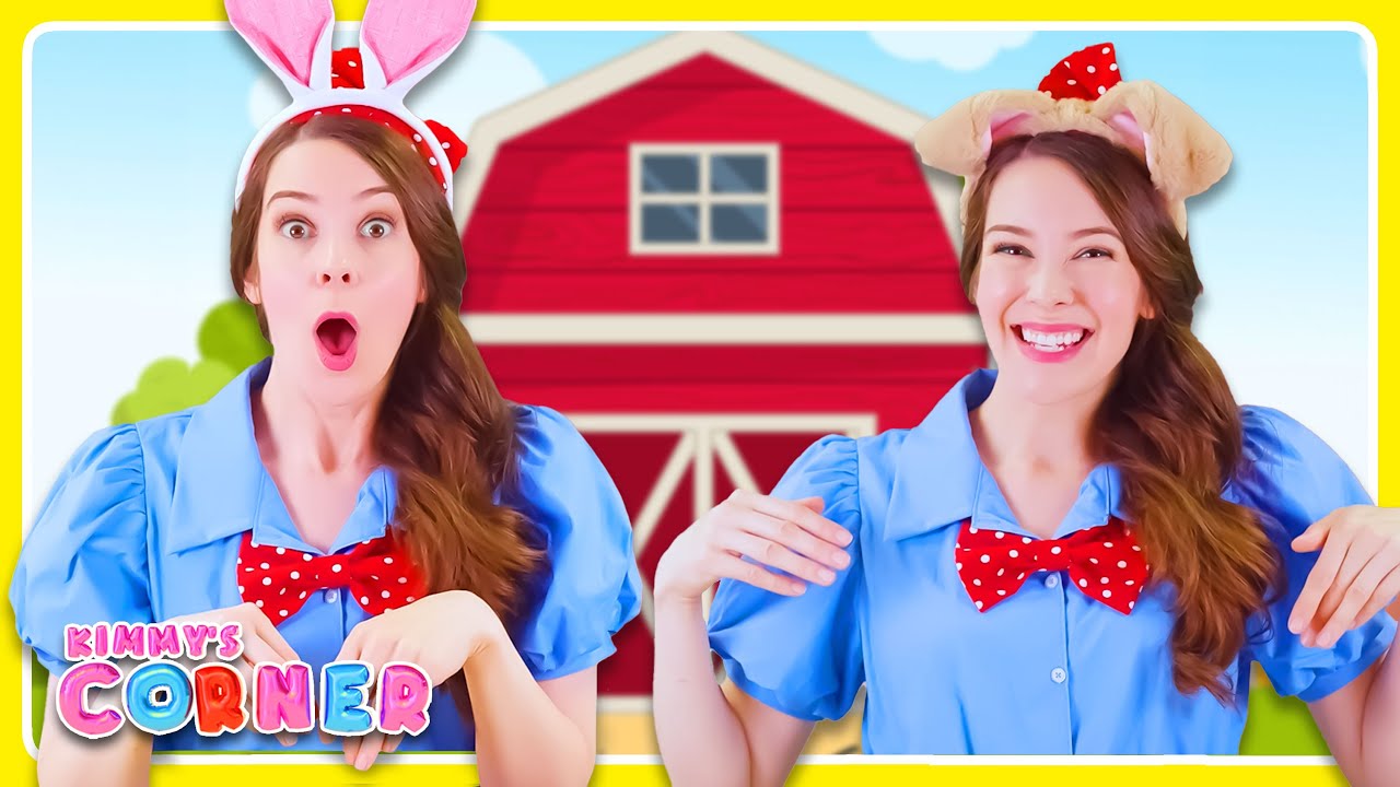 Farm Animal Dress Up Game | Animal Costumes and Sounds! - Kimmy's ...