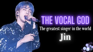 BTS JIN iconic and insane vocals| The BEST singer to ever exist| 방탄소년단 진 라이브 보컬