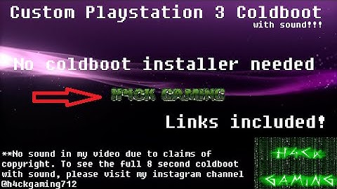 Install Ps3 Coldboot. No coldboot installer needed!