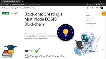 Block.one: Creating a Multi Node EOSIO Blockchain || [GSP991] || Solution