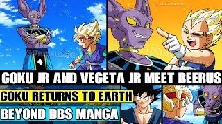 Beyond Dragon Ball Super: Goku Jr And Vegeta Jr Meet Beerus! Post GT Goku Returns To Earth