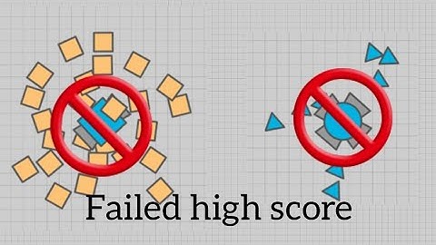 Diep.io FFA Failed high score Overlord and Necromancer/다이피오 개인전 오버로드와 네크로맨서 고득점 실패