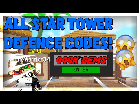 All 12 All Star Tower Defense Codes *1750 GEMS* Roblox (UPDATE 2021  January) 