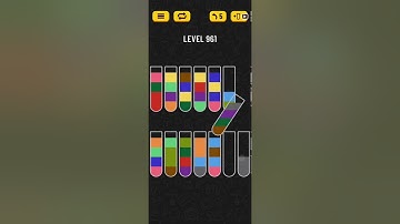 Water Sort Puzzle Level 961 Walkthrough Solution Android/iOS 💦