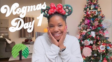 VLOGMAS DAY 1 | DOLLAR TREE COME WITH ME | CHRISTMAS ADVENT CALENDAR 2021 | DISNEY CALENDAR