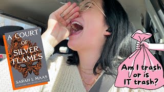 A Court of Silver Flames READING VLOG * SPOILER FREE * 🧡