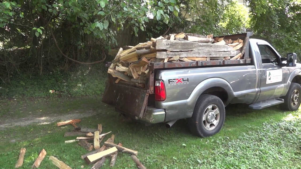 SDSBBQ Getting and Stacking Wood for BBQ YouTube