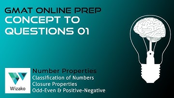 GMAT Quant Concept to Questions 01 |  Number Systems | Theory and Practice Questions