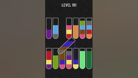 Water Sort Puzzle Level 101 Walkthrough Solution iOS/Android