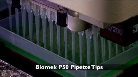 Biomek P50 Tips for Deep and Narrow Labware Access