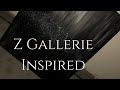 (DIY) glitter canvas🤍Z Gallerie Inspired Wall Art🤍 tutorial