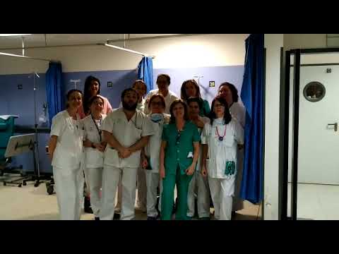 Qu&eacute;date en tu casa: El mensaje de los sanitarios del Punta Europa