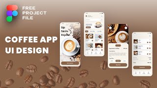 Designing a Coffee App UI in Figma! ☕✨