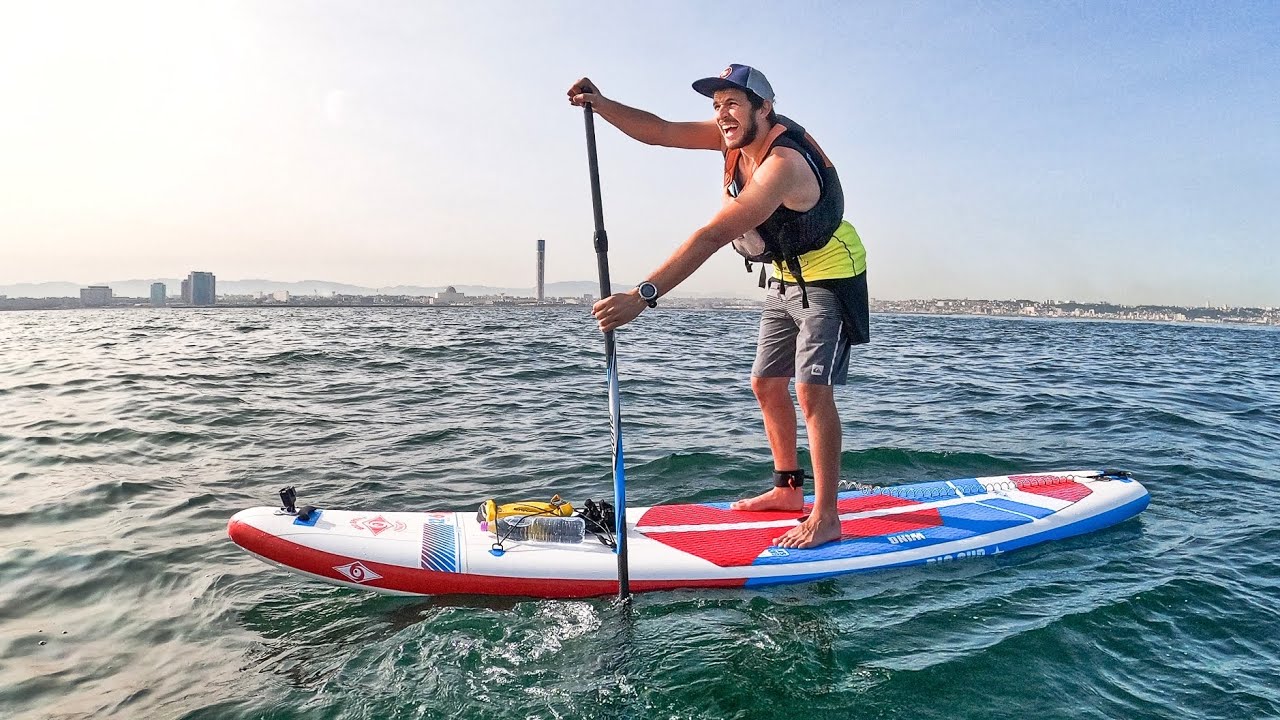 Algiers to Ain Taya 🏄‍♂️ هكذا قطعت مسافة 22 كلم في البحر بالتجديف من أجل...