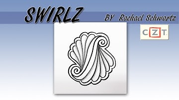 如何畫一般圖樣How to draw the Tangle Pattern SWIRLZ