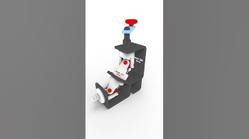 Universal Joint Mechanism #mechanic #engineering #mechanism #mechanical #3dmodel