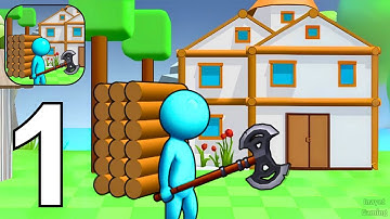 Craftheim - Lumberjack Island - Gameplay Walkthrough Part 1 Android, iOS